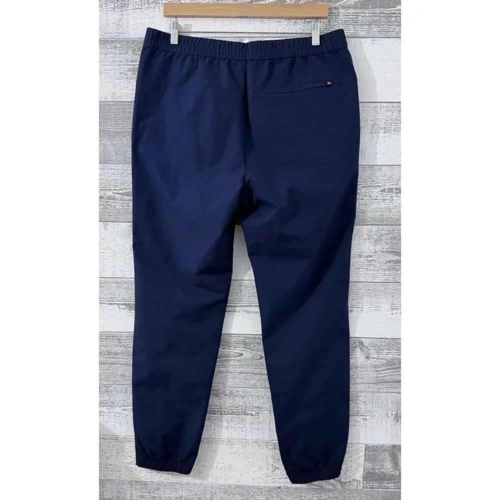Banana Republic Men 36X31 Navy Straight Leg Chino Pants Lightweight